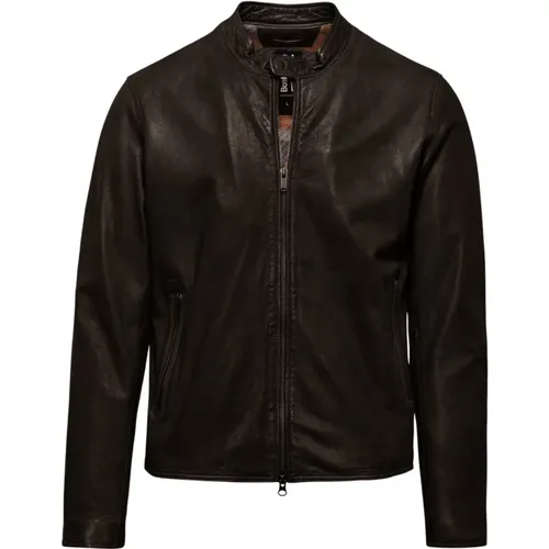 Classic Leather Jacket , male, Sizes: 2XL - BomBoogie - Modalova
