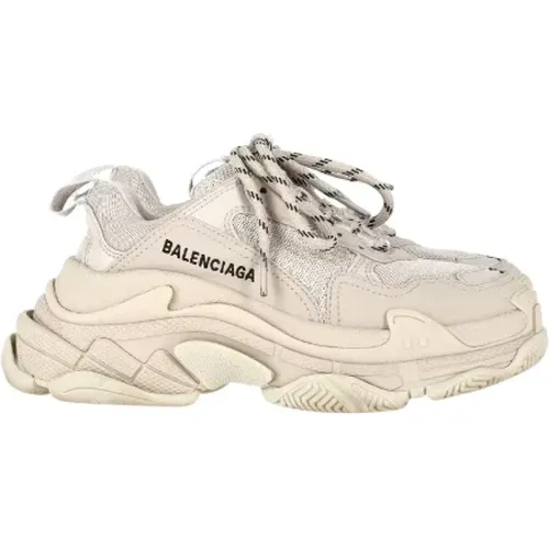 Pre-owned Polyester sneakers , female, Sizes: 2 UK - Balenciaga Vintage - Modalova