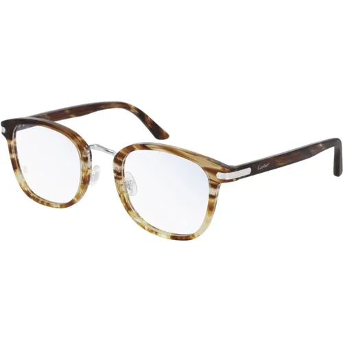 Ct0146O Stylish Model Eyeglasses , unisex, Sizes: 49 MM - Cartier - Modalova