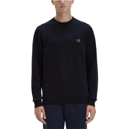 Classic Knit Wool Sweater , male, Sizes: M, S, XL, L - Fred Perry - Modalova