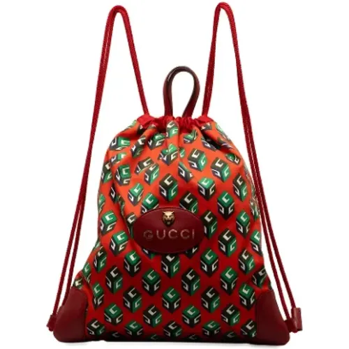 Pre-owned Nylon backpacks , female, Sizes: ONE SIZE - Gucci Vintage - Modalova