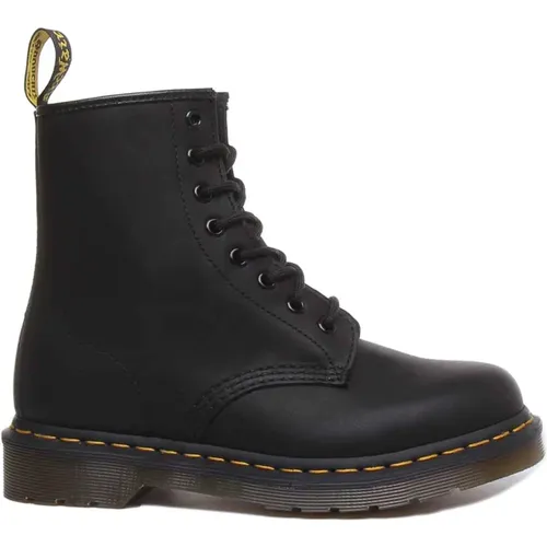 Greasy Leather Boots , male, Sizes: 3 UK, 5 UK, 2 UK, 4 UK - Dr. Martens - Modalova