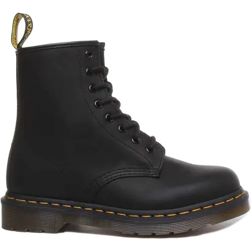 Greasy Leather Boots , male, Sizes: 3 UK, 5 UK, 2 UK, 4 UK, 9 UK - Dr. Martens - Modalova