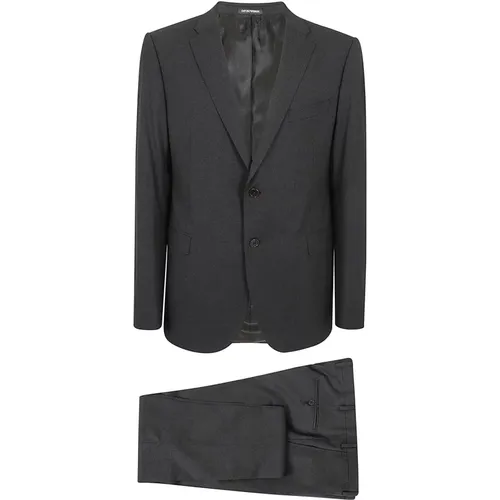 Men's Clothing Suits Grey Ss24 , male, Sizes: XL, M, L, 2XL - Emporio Armani - Modalova