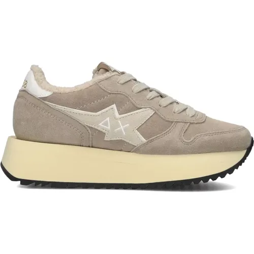 Wildleder Low Top Sneakers , Damen, Größe: 38 EU - Sun68 - Modalova