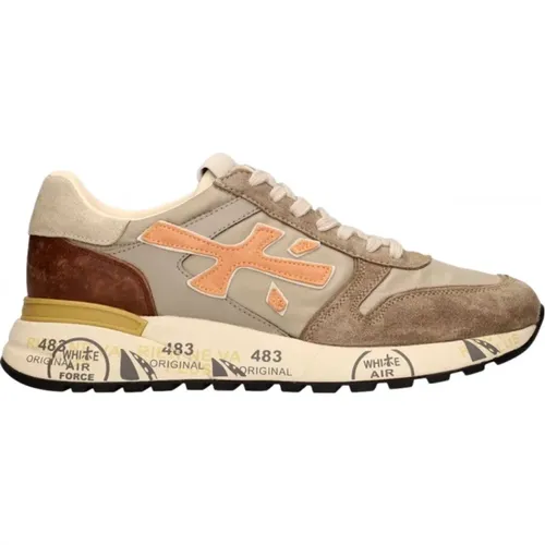 Natural tones high-top sneaker Mick 6866 , male, Sizes: 10 UK, 8 UK, 11 UK - Premiata - Modalova