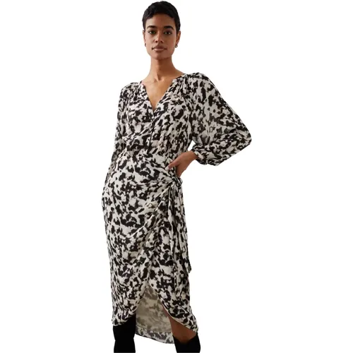 Blurred Cheetah Tyra Dress , female, Sizes: XS - Rails - Modalova