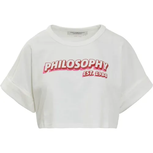 Short Sleeve T-Shirt , female, Sizes: S - Philosophy di Lorenzo Serafini - Modalova