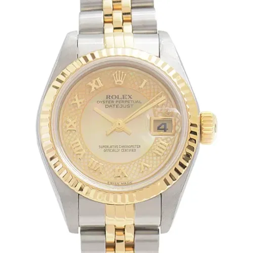 Pre-owned Metal watches , female, Sizes: ONE SIZE - Rolex Vintage - Modalova