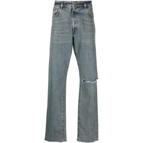 Klassische Reißverschluss Denim Jeans - 424 - Modalova