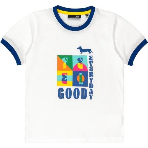 Multicolor Jersey T-Shirt mit Druck - Harmont & Blaine - Modalova