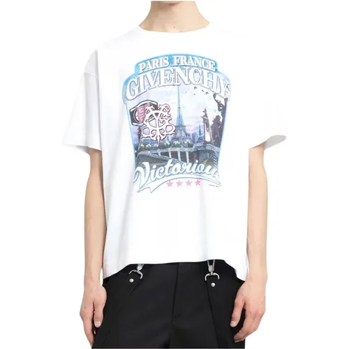 World Tour Box Fit T-Shirt , Herren, Größe: M - Givenchy - Modalova