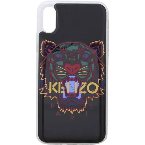 Tiger Print iPhone X/Xs Cover , male, Sizes: ONE SIZE - Kenzo - Modalova