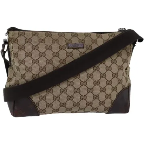 Pre-owned Canvas gucci-bags , female, Sizes: ONE SIZE - Gucci Vintage - Modalova