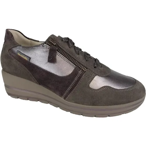 Stylische Damensneaker , Damen, Größe: 38 1/2 EU - mephisto - Modalova