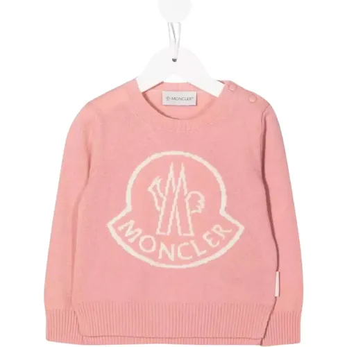 Rosa Logo Pullover 0-3 Jahre - Moncler - Modalova