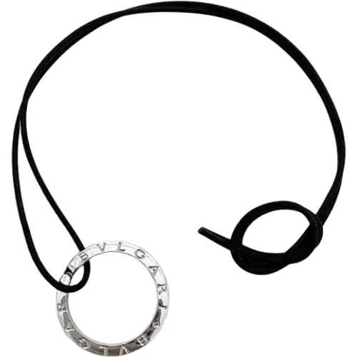 Pre-owned White Gold necklaces , female, Sizes: ONE SIZE - Bvlgari Vintage - Modalova