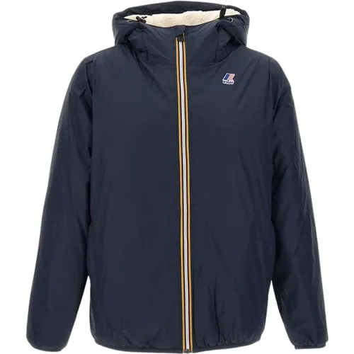 Windproof Men`s Jacket , male, Sizes: S, XS - K-way - Modalova