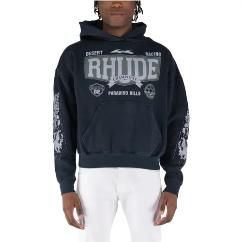 Hoodie Sweatshirt , male, Sizes: S - Rhude - Modalova