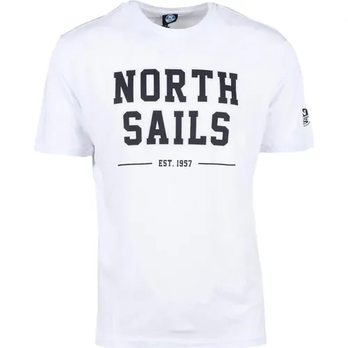 T-Shirts , Herren, Größe: M - North Sails - Modalova