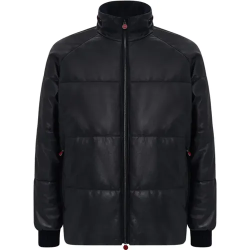 Gesteppte Nappa Lederjacke Kiton - Kiton - Modalova