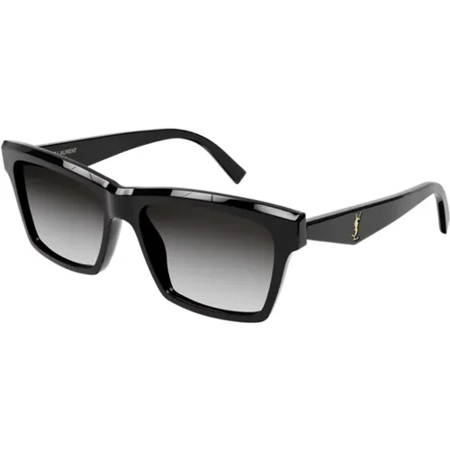 Sonnenbrille SL M104 Schwarz , unisex, Größe: 56 MM - Saint Laurent - Modalova