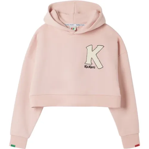 Big K W Hoody Lifestyle Sweatshirt , Damen, Größe: S - Kickers - Modalova