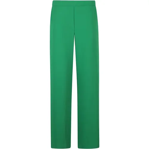 Grüne Anzughose Stilvoll Bequem , Damen, Größe: S - P.a.r.o.s.h. - Modalova