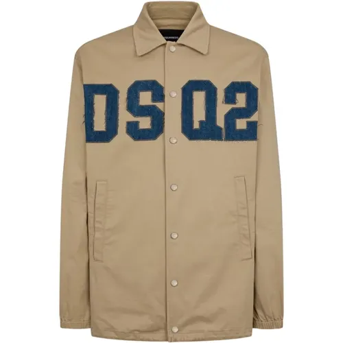 Light Jackets , male, Sizes: L, M - Dsquared2 - Modalova