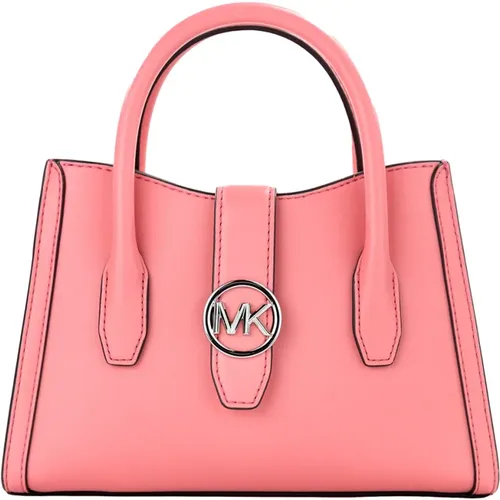 Gabby Tea Rose Vegan Leather Satchel , female, Sizes: ONE SIZE - Michael Kors - Modalova