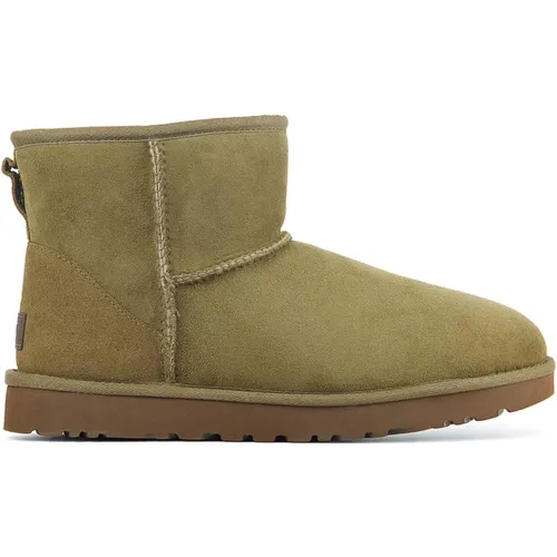 Dunkelgrüne Stiefeletten , Damen, Größe: 41 EU - Ugg - Modalova