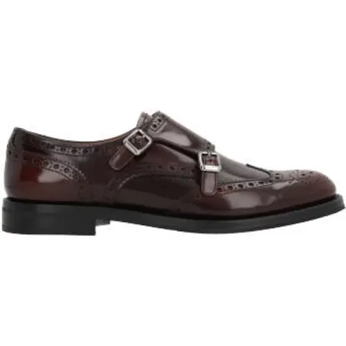 Leather Monk Strap Brogues , female, Sizes: 3 UK, 5 1/2 UK, 5 UK, 4 1/2 UK, 3 1/2 UK, 7 UK - Church's - Modalova