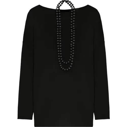 Long Sleeve Knit Sweater , female, Sizes: S, XS, M - Elena Mirò - Modalova