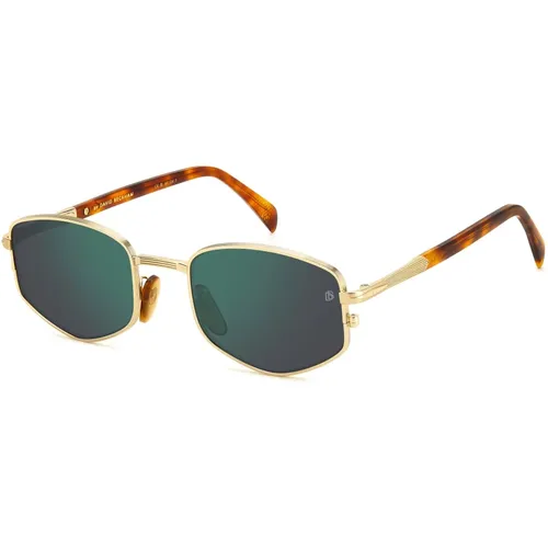 Gold Honig Havana Sonnenbrille,Klassische Moderne Sonnenbrille - Eyewear by David Beckham - Modalova