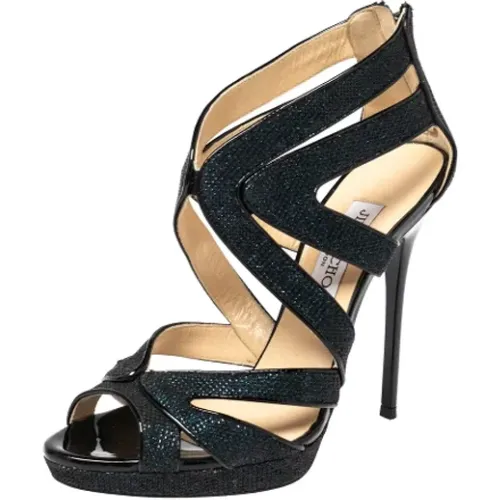 Pre-owned Leder sandals , Damen, Größe: 36 1/2 EU - Jimmy Choo Pre-owned - Modalova