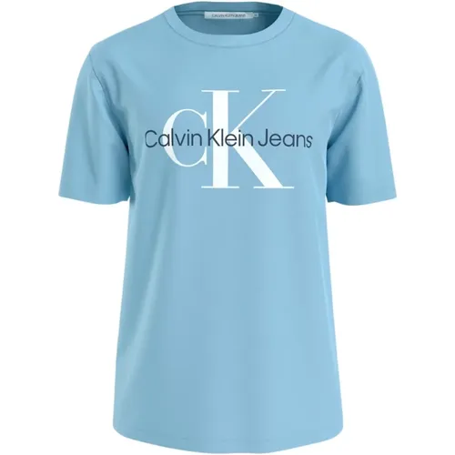 Herren Baumwoll T-Shirt , Herren, Größe: 2XL - Calvin Klein - Modalova