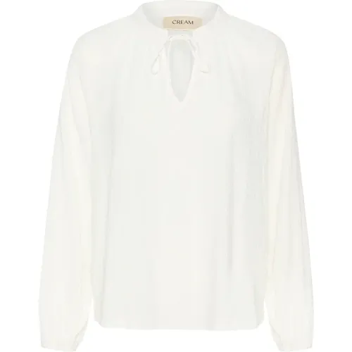 Feminine Bluse Snow White Cream - Cream - Modalova