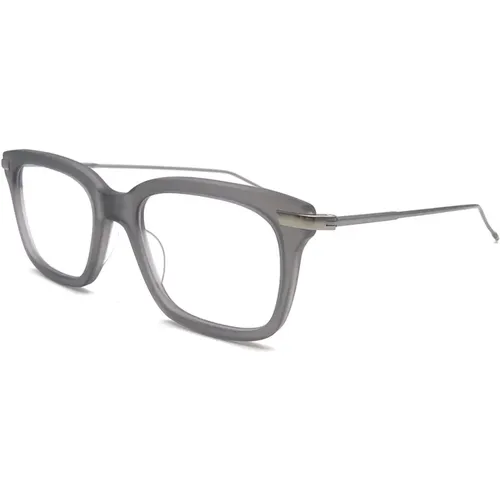 Stylish Grey Optical Frames , male, Sizes: 49 MM - Thom Browne - Modalova