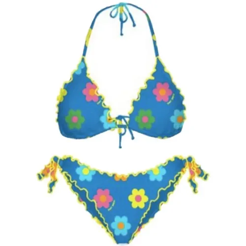 Damen Bikini Badeanzug Blumenmuster - MC2 Saint Barth - Modalova