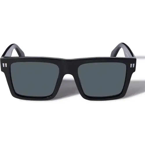Oversized Geometric Sunglasses Lawton 11007 , unisex, Sizes: 54 MM - Off White - Modalova