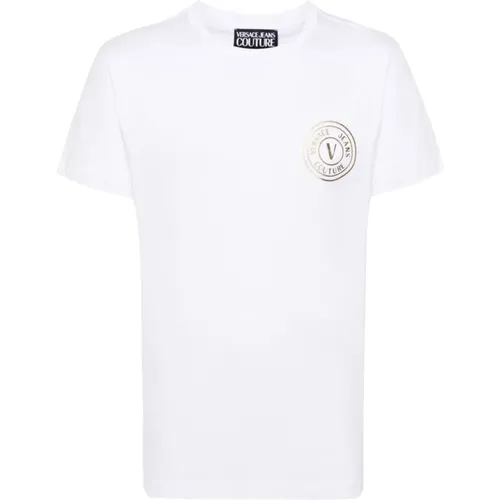 T-shirts and Polos , male, Sizes: L, M, XL - Versace Jeans Couture - Modalova
