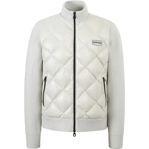 Light Sand Diamond-Quilted Hybrid Jacket , male, Sizes: M, XL, 2XL, L - duvetica - Modalova