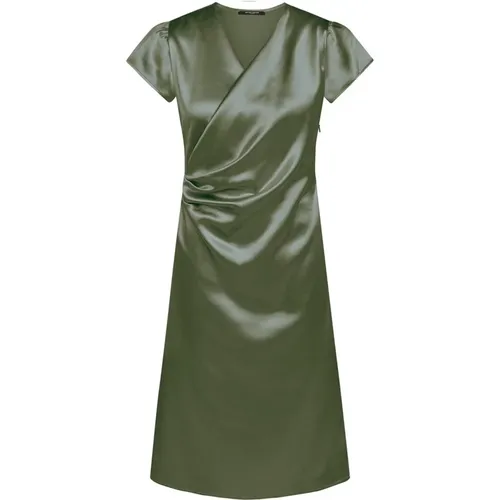 Draped V-Neck Dress Dusty , female, Sizes: M, XL, XS - Bruuns Bazaar - Modalova