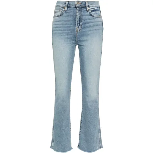 Flared High Rise Jeans , female, Sizes: W30, W27, W28 - 7 For All Mankind - Modalova