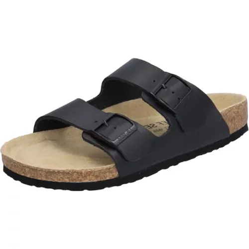 Schwarze Sandalen , Herren, Größe: 47 EU - Josef Seibel - Modalova