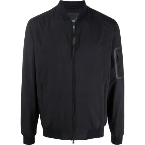 Dark Windstopper Bomber Jacket , male, Sizes: M - Herno - Modalova