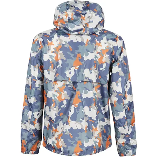 Outdoor-Tarnkapuzenjacke , Herren, Größe: M - K-way - Modalova