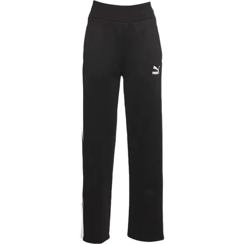 T7 Straight Pants Lange Hose , Damen, Größe: S - Puma - Modalova