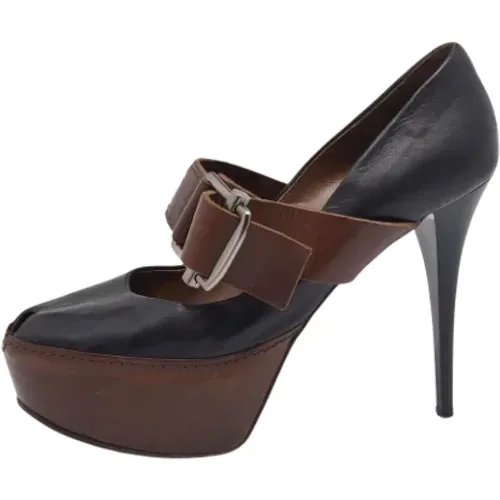 Pre-owned Leather heels , female, Sizes: 7 UK - Marni Pre-owned - Modalova