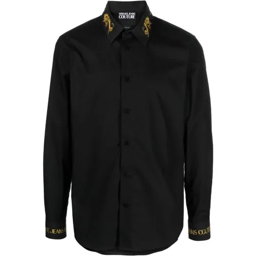 Mens Clothing Shirts Ss24 , male, Sizes: S, M - Versace Jeans Couture - Modalova
